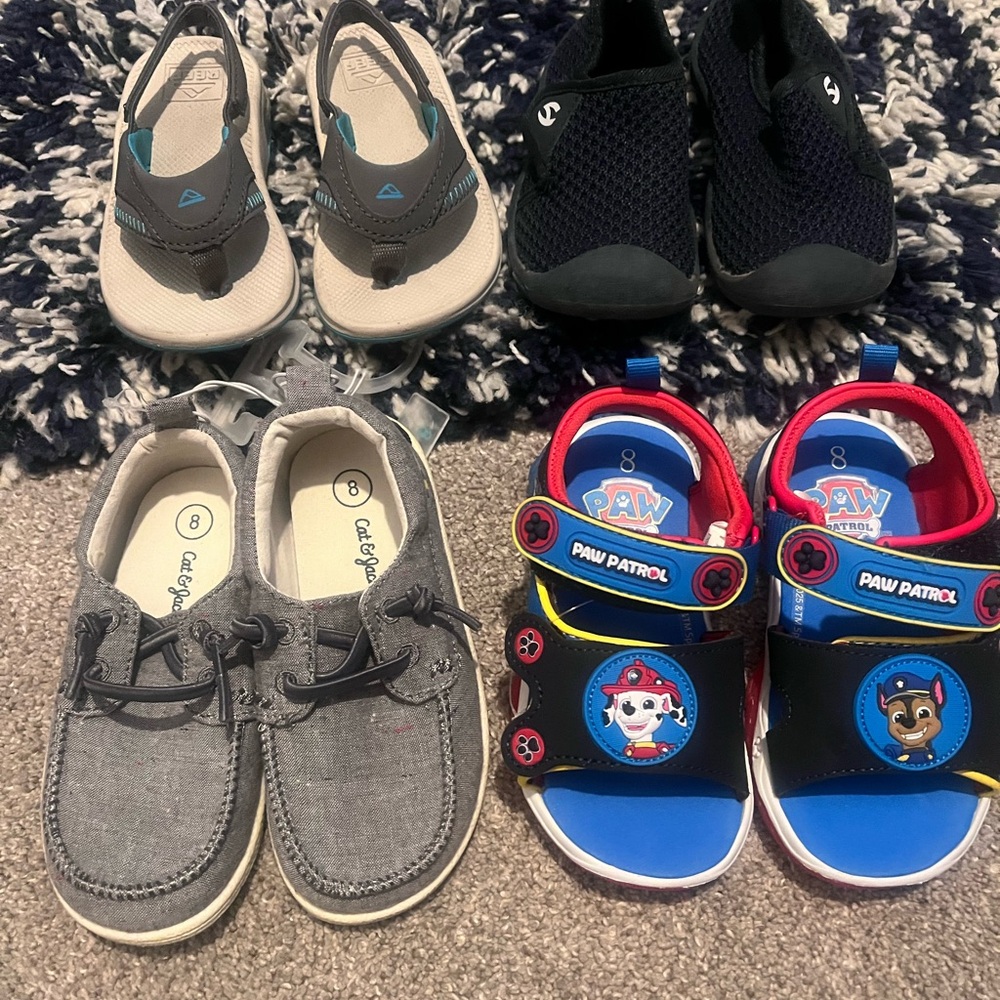 Toddler Shoes boy size 8 Lot